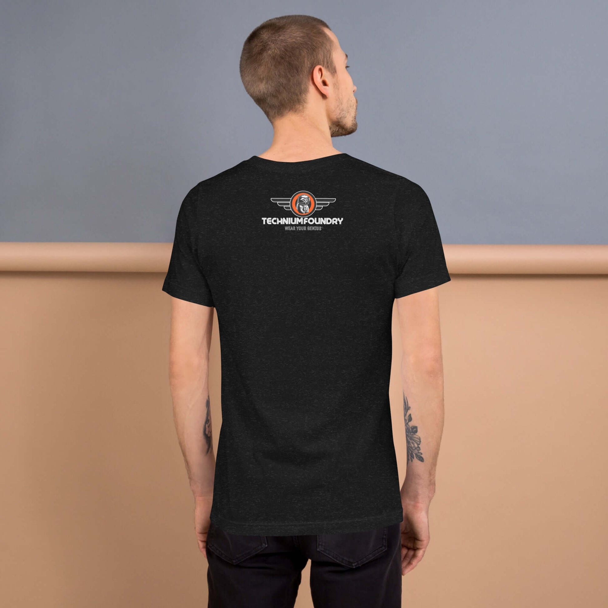 Geeky Binary Code T-Shirt | Technium Foundry Color: Black Heather T-Shirt Size: S Apparel & Accessories Technium Foundry