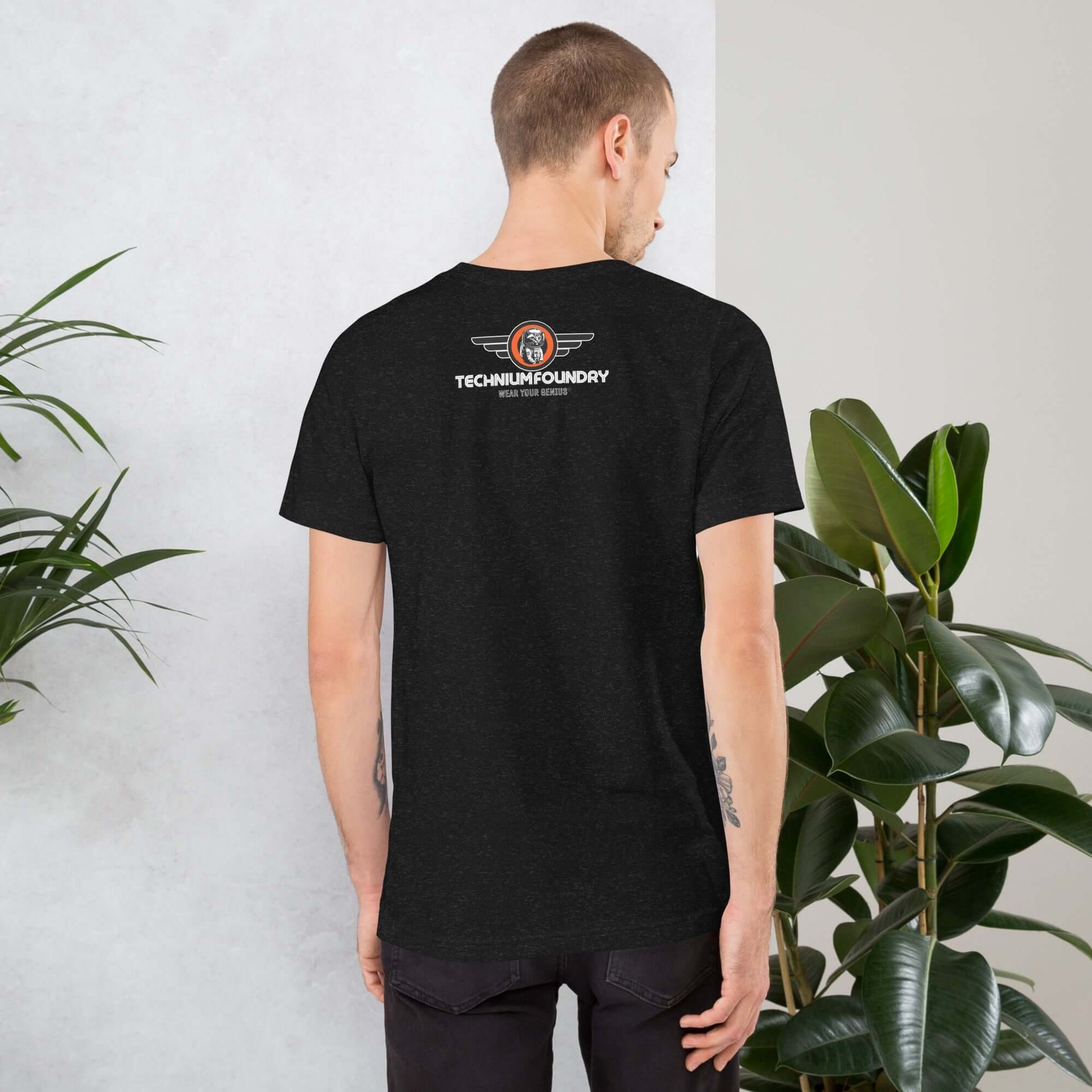 Geeky Binary Code T-Shirt | Technium Foundry Color: Black Heather T-Shirt Size: S Apparel & Accessories Technium Foundry